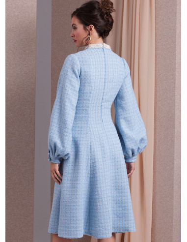 Molde de vestido - Vogue 1983