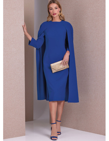 Molde de vestido - Vogue 1982