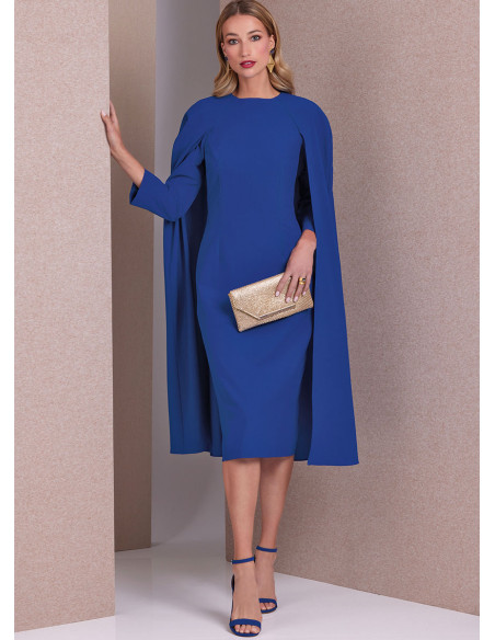 Molde de vestido - Vogue 1982
