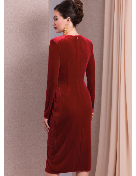Molde de vestido - Vogue 1981