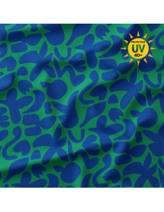 Tecido lycra maiô - Swag verde