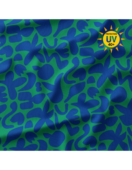 Tecido lycra maiô - Swag verde