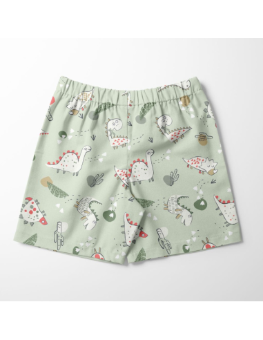 Tecido lycra fato de banho - Dinoz verde