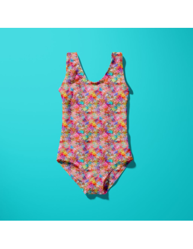 Tecido lycra para maiô - Gummystar rosa e roxo