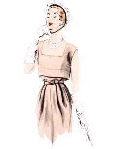 Molde de vestido vintage - Vogue 1964 2