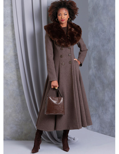 Molde de casaco - Vogue 1971