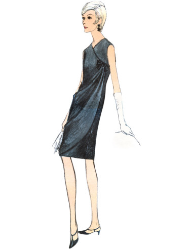 Molde de vestido - Vogue 1978