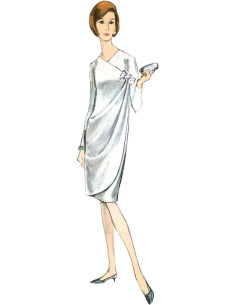 Molde de vestido - Vogue 1978 2