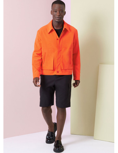 Molde de casaco, shorts e calças - Vogue 2022