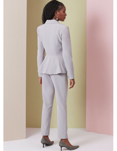 Molde de casaco, saia e calça - Vogue 2018