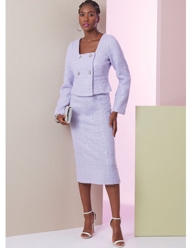 Molde de casaco - Vogue 2017