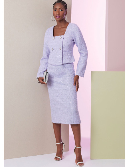Molde de casaco - Vogue 2017
