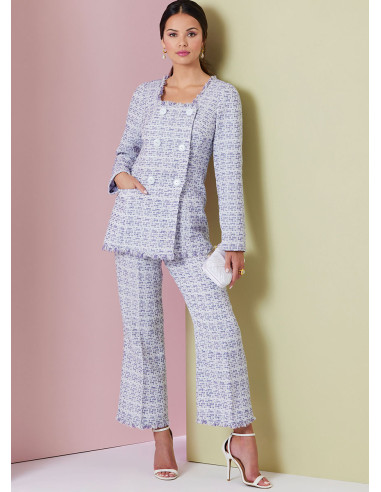Molde de casaco - Vogue 2017