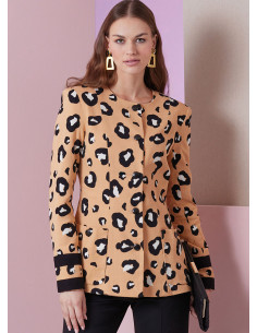 Molde de casaco - Vogue 2015