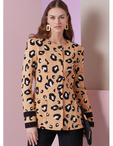 Molde de casaco - Vogue 2015
