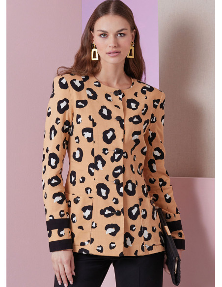 Molde de casaco - Vogue 2015