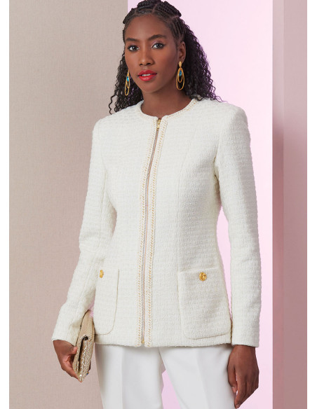 Molde de casaco - Vogue 2015