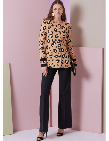 Molde de casaco - Vogue 2015