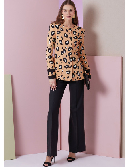 Molde de casaco - Vogue 2015
