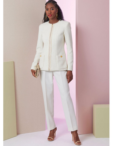 Molde de casaco - Vogue 2015