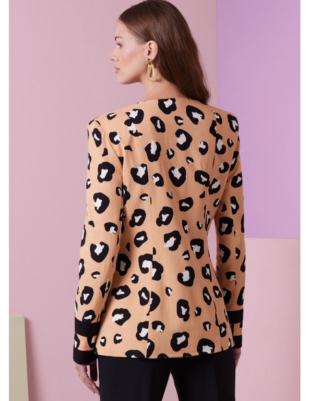Molde de casaco - Vogue 2015
