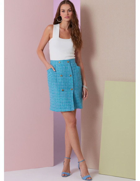 Molde de saia - Vogue 2013