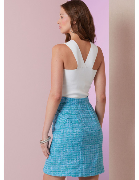 Molde de saia - Vogue 2013