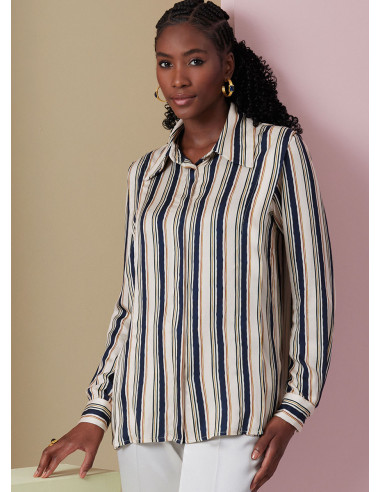 Molde de camisa - Vogue 2012