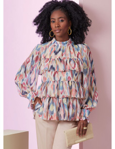 Padrão de topo - Vogue 2011 2