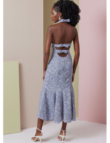 Molde de vestido - Vogue 2010