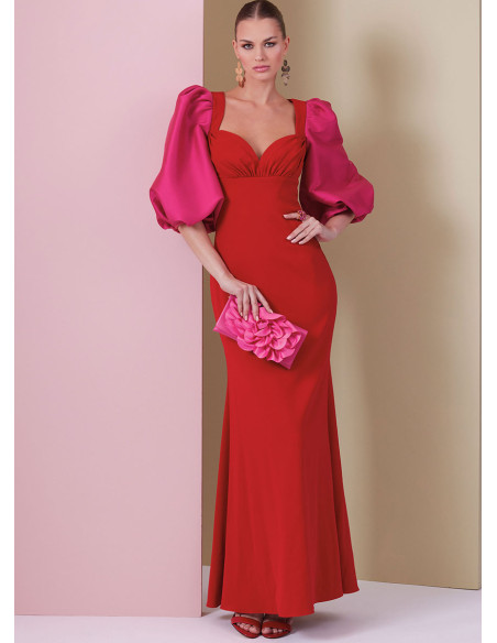 Molde de vestido - Vogue 2009