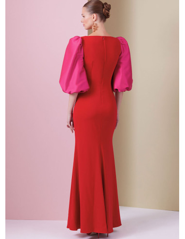 Molde de vestido - Vogue 2009