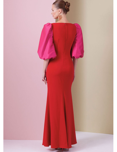 Molde de vestido - Vogue 2009