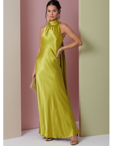 Molde de vestido - Vogue 2008