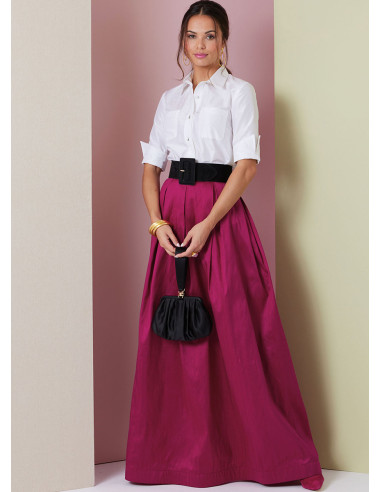 Molde de vestido - Vogue 2007