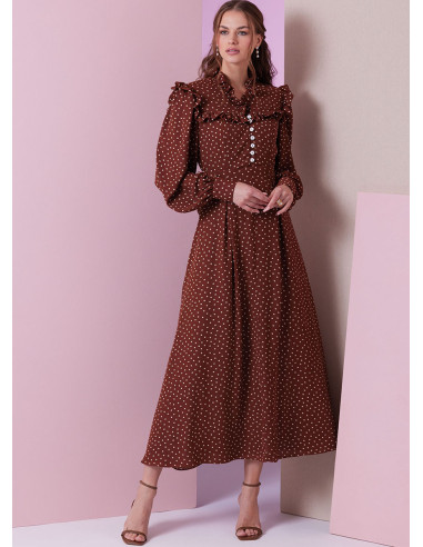 Molde de vestido - Vogue 2005