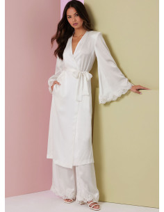 Padrão de blusa, robe e calça - Vogue 2020 2