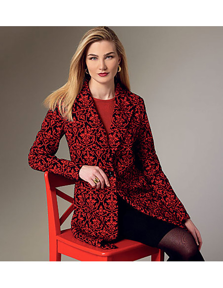 Molde de casaco - Vogue 9133