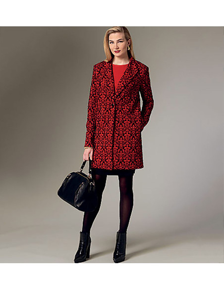 Molde de casaco - Vogue 9133