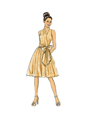 Molde de vestido vintage - Butterick 5850