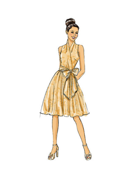 Molde de vestido vintage - Butterick 5850
