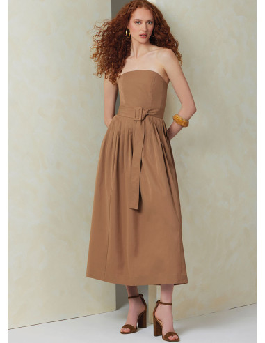 Molde de vestido - Vogue 2084