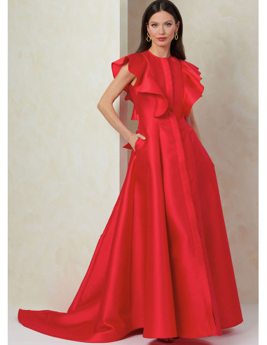 Molde de vestido - Vogue 2087