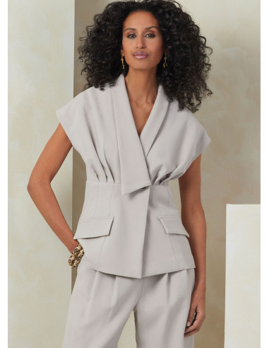 Padrão de blusa - Vogue 2097