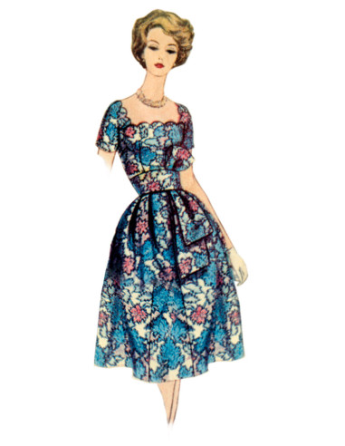 Molde de vestido vintage - Vogue 2101