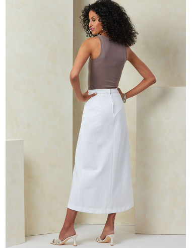 Padrão de saias vintage - Vogue 2102