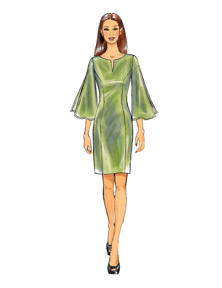 Molde de vestido - Butterick 6624