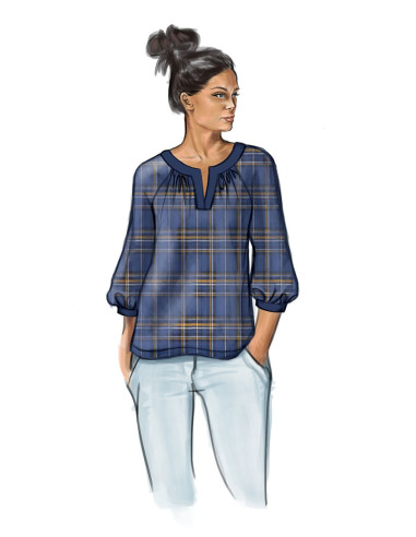 Molde de blusa - Butterick 6632