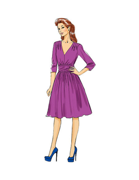 Molde de vestido vintage - Butterick 5850