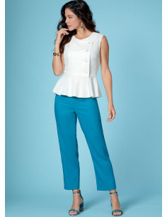 Molde de blusa, vestido, saia e calça - Butterick 6670